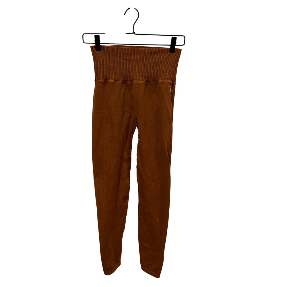 FP Movement Good Karma High Waist Seamless Leggings Rust Orange M/L